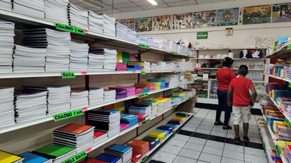 Papelerías empezarán a registrar más flujo de ventas durante este mes de agosto 