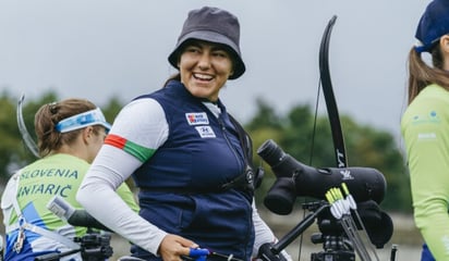 ¡Vamos México! Ale Valencia supera a las coreanas en clasificación del Mundial de Tiro con Arco