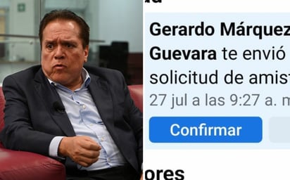 FGE alerta por cuenta falsa en Faceboook a nombre del fiscal Gerardo Márquez Guevara