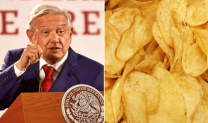 AMLO abre mañanera a cápsulas de Profeco sobre productos; critica precio de papas fritas con 'mucho aire'