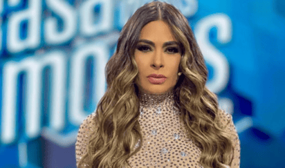 Galilea Montijo luce como una soldadita de plomo con traje de látex y la queso