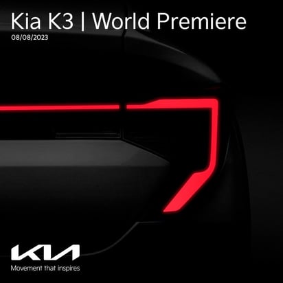 KIA elige a México para presentar su nuevo K3 2024