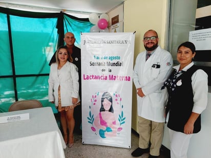 Jurisdicción Sanitaria realiza actividades por la semana mundial de la lactancia materna