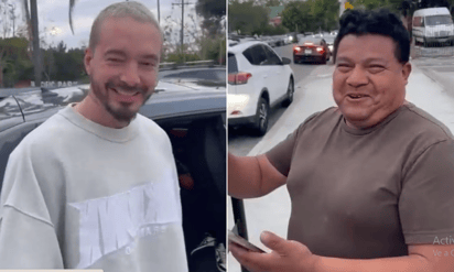 ¡Se confundió! Hombre le pide foto a J Balvin creyendo que es Maluma