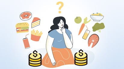 Una dieta saludable no es más cara que comer mal