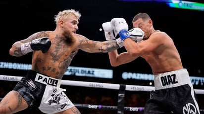 Jake Paul vence a Nate Díaz en una guerra arriba del ring