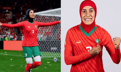 Nouhaila Benzina, la primera jugadora que usará hiyab en el videojuego FIFA 23