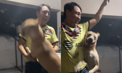 VIDEO: Perrito festeja junto a sus dueños el triunfo del América antes de la eliminación en League Cup