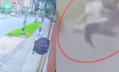 Pánico en Bogotá: Hombre acuchilla sin razón en exclusivo sector de la capital de Colombia