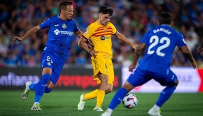 Raphinha fue expulsado en el Barcelona vs. Getafe por dar un codazo al rival