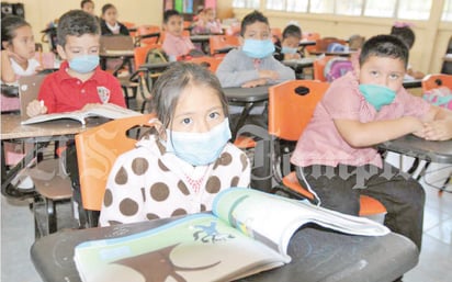 SEDU: Niños podrían usar cubrebocas el próximo ciclo escolar