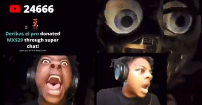 Speed muestra de más durante stream de Five Nights at Freddy's