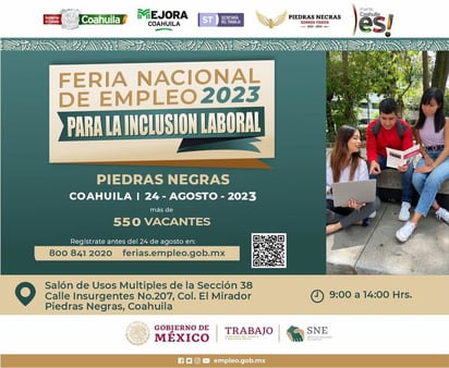 Más de 500 vacantes se ofertarán en la próxima feria del empleo 