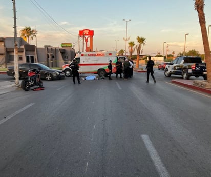 FGE investiga homicidio culposo donde murió un motociclista 