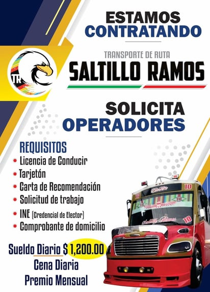 ¿Conductores ganando más que ingenieros? Oferta laboral para la ruta Ramos-Saltillo se vuelve viral en redes