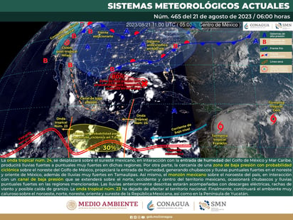 Alerta por deslaves e inundaciones en municipios de Coahuila debido al ciclón tropical