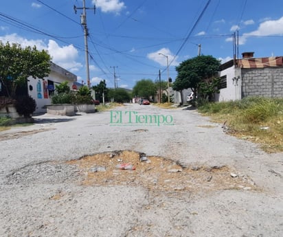 Piden ayuda en Colinas de Santiago a municipio para tapar unos 'cráteres'