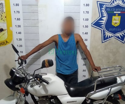 Policía detiene de nuevo a Edwin ahora con motocicleta robada