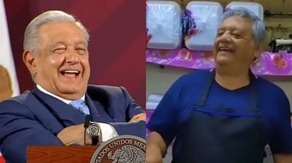 ¡Son igualitos! Sorprende taquero por su parecido con AMLO