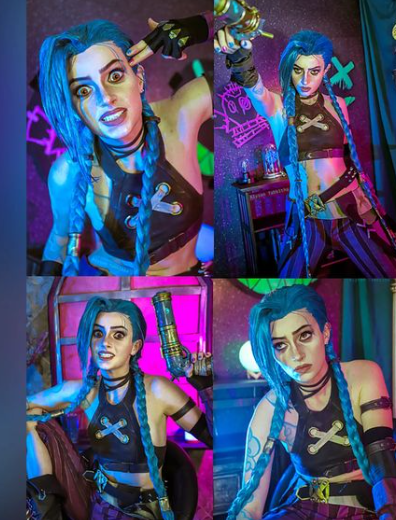 Es difícil distinguir entre Jinx de 'Arcane' y este cosplay