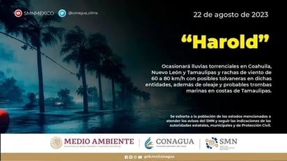 Alertan sobre fuertes lluvias