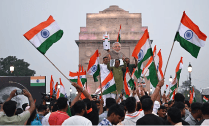 Con programa de bajo costo, India se convierte en el cuarto país en llegar a la Luna