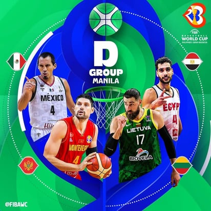 ¿A qué hora juega México vs. Montenegro en el Mundial de Baloncesto 2023?