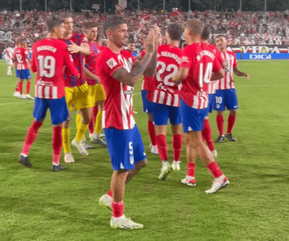 El Atlético de Madrid logró una goleada histórica de visita ante el Rayo Vallecano, al vencer 6-1 en el Estadio de Vallecas