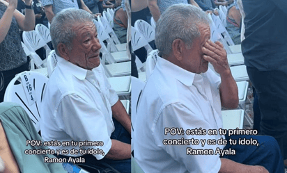 TikTok: Abuelito llora de emoción en su primer concierto de Ramón Ayala y recibe sorpresa