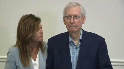 VIDEO: Líder de la minoría en el Senado, Mitch McConnell, se queda congelado de nuevo