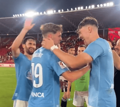 El Celta de Vigo derrotó al Almería por 3-2 con un gol de Williot Swedberg en los últimos minutos