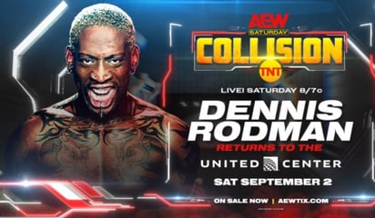 ¡De la NBA a la Lucha Libre! Dennis Rodman aparecerá en AEW Collision