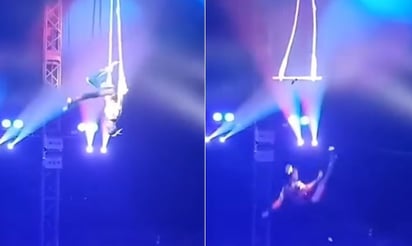 ¿Quién es Maria Smetanova, la trapecista que cayó al vacío durante una función de circo en Rusia?