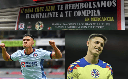 Si Cruz Azul derrota al América tienda de vestidos en la CDMX reembolsará la compra