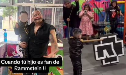 ¿Que viva el rock? Celebran a menor con temática de 'Rammstein' y se desata polémica en TikTok