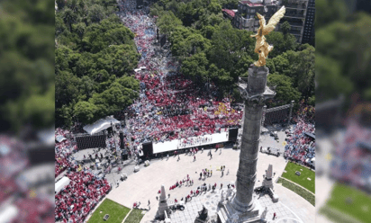 ¿Y qué tanta gente juntó Xóchitl? difunden videos de drones; simpatizantes de AMLO y políticos de otros partidos los refutan