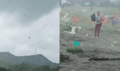 Volaron sillas, mesas y techos: tornado sorprende a bañistas en Colombia y deja heridos