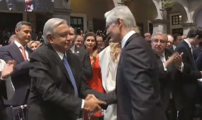 El último informe de Del Mazo, arropado por AMLO y otros morenistas