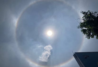 Se forma halo solar en la CDMX; la UNAM explica qué significa