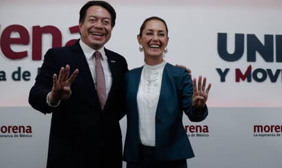 Sheinbaum y Mario Delgado anuncian inicio de trabajos rumbo a 2024