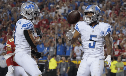 NFL: Detroit se impone al campeón Kansas City en el Kickoff