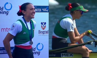 Kenia Lechuga consigue histórica medalla para México en el Campeonato Mundial de Remo