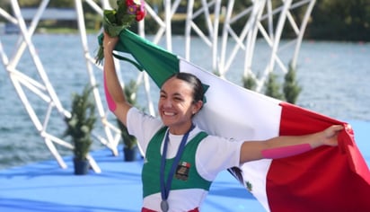 ¡Kenia Lechuga es histórica! Ganó plata en el Mundial de remo en prueba LW1x