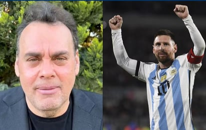 David Faitelson lanza dardo a detractores de Lionel Messi: “Deben estar en las coladeras”