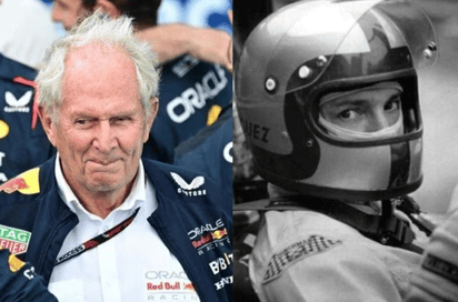 Helmut Marko y la vez que el piloto mexicano, Pedro Rodríguez, lo hizo enojar