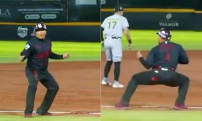 VIDEO: Manager de Unión Laguna baila en plena final de la LMB ante Pericos de Puebla