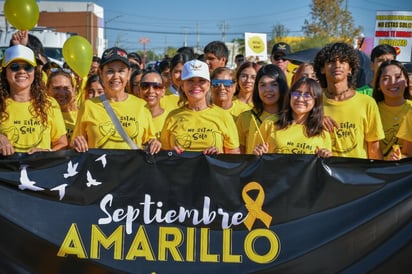 Caminan para la prevención del suicidio 