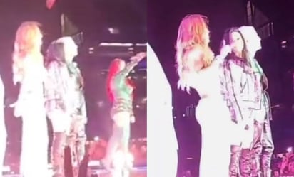 Anahí recibe fuerte golpe durante uno de sus conciertos con RBD