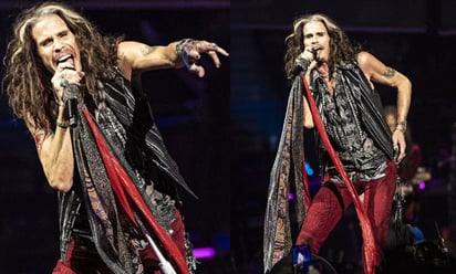 Cuerdas vocales de Steven Tyler sangran en concierto, aseguran que 'están destrozadas'