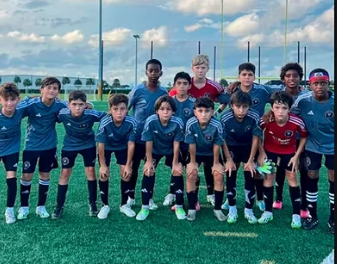  Imágenes de Thiago Messi con el equipo Sub 12 del Inter Miami